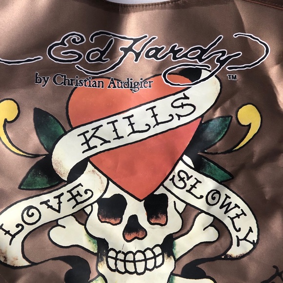 Ed Hardy by Christian Audigier purse tote - Picture 7 of 16